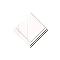 Lustro akrylowe nietłukące srebrne romb kwadrat kształt pixitex