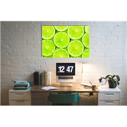 Obraz na płótnie canvas poziomy  limonki owoce pixitex