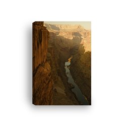 Obraz na płótnie canvas pionowy wielki kanion skały rzeka pomarańcz pixitex