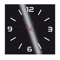 Zegar ścienny z pleksy plexi nowoczesny samoprzylepny kwadratowy elegancki duży zegar pleksa pixitex