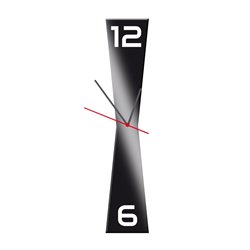 Zegar ścienny z pleksy plexi nowoczesny samoprzylepny elegancki duży zegar klepsydra pleksa pixitex