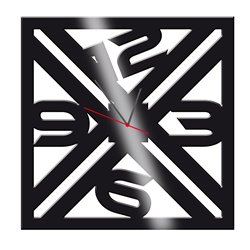 Zegar ścienny z pleksy plexi nowoczesny samoprzylepny elegancki duży zegar kwadratowy cyfry pleksa pixitex