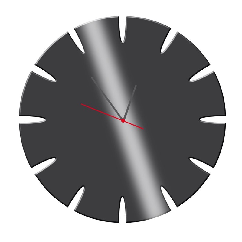 Zegar ścienny z pleksy plexi nowoczesny samoprzylepny elegancki duży zegar okrągły koło pleksa pixitex
