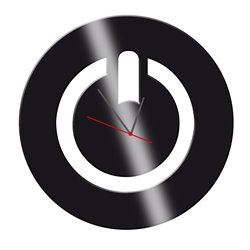Zegar ścienny z pleksy plexi nowoczesny samoprzylepny elegancki duży zegar on off przycisk pleksa pixitex
