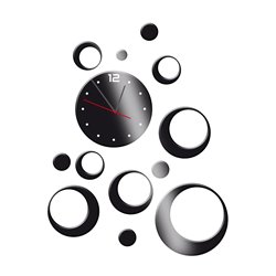 Zegar ścienny z pleksy plexi nowoczesny samoprzylepny elegancki duży zegar koła pleksa pixitex