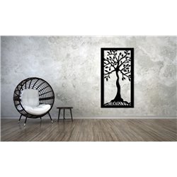 Obraz ażurowy dekoracja ścienna panel z plexi drzewo nowoczesna dekoracja ścienna liście gałęzie studiograf