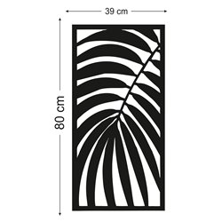 Obraz ażurowy dekoracja ścienna panel z plexi liście palmy  palma tropiki nowoczesna dekoracja pixitex
