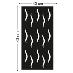 Obraz ażurowy dekoracja ścienna panel z plexi geometryczny panel dekoracyjny nowoczesny pixitex