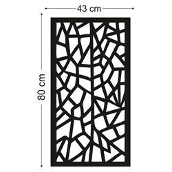 Obraz ażurowy dekoracja ścienna panel z plexi geometryczny panel dekoracyjny nowoczesny pixitex