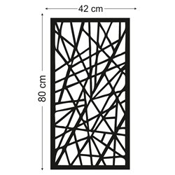 Obraz ażurowy dekoracja ścienna panel z plexi geometryczny nowoczesny panel dekoracyjny pixitex