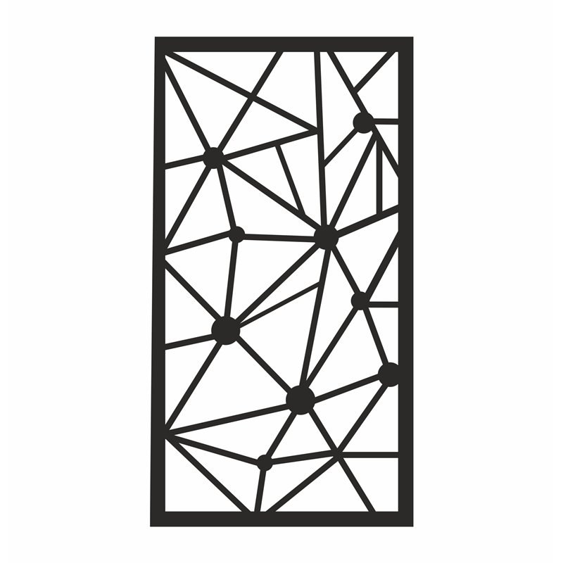 Obraz ażurowy dekoracja ścienna panel z plexi nowoczesny panel dekoracyjny geometryczny pixitex