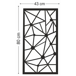 Obraz ażurowy dekoracja ścienna panel z plexi nowoczesny panel dekoracyjny geometryczny pixitex