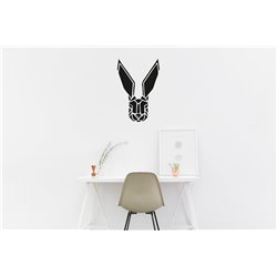 Obraz ażurowy dekoracja ścienna panel z pleksy nowoczesna dekoracja geometryczna do salonu sypialni królik zając studiograf