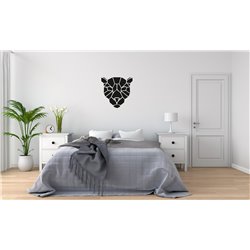Obraz ażurowy dekoracja ścienna panel z pleksy nowoczesna dekoracja geometryczna do salonu sypialni pantera puma studiograf
