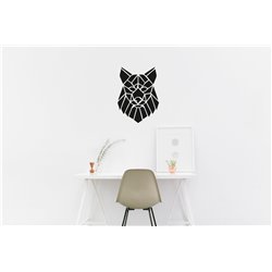 Obraz ażurowy dekoracja ścienna panel z pleksy nowoczesna dekoracja geometryczna do salonu sypialni wilk studiograf