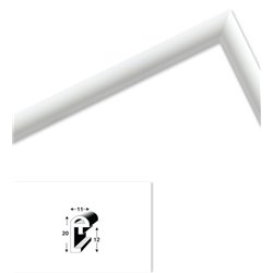 Ramka plastikowa na plakaty, zdjęcia do salonu wąski profil nowoczesna stylowa ramka na plakaty pixitex